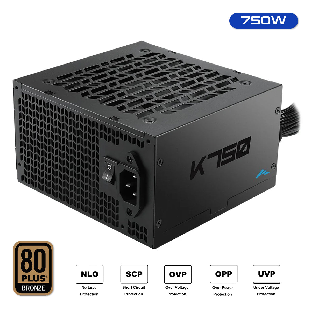 Sama K750 750W 80+ Bronze ATX 2.52 Non-Modular Power Supply