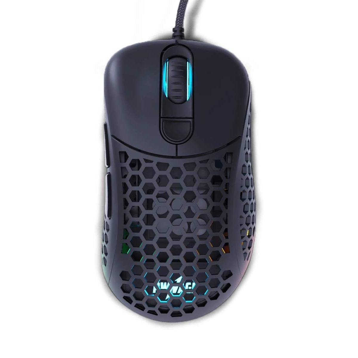 PWNAGE Ultra Custom Ergo Wired RGB Gaming Mouse Honeycomb Sides (Black) (WH-UC-MC2)
