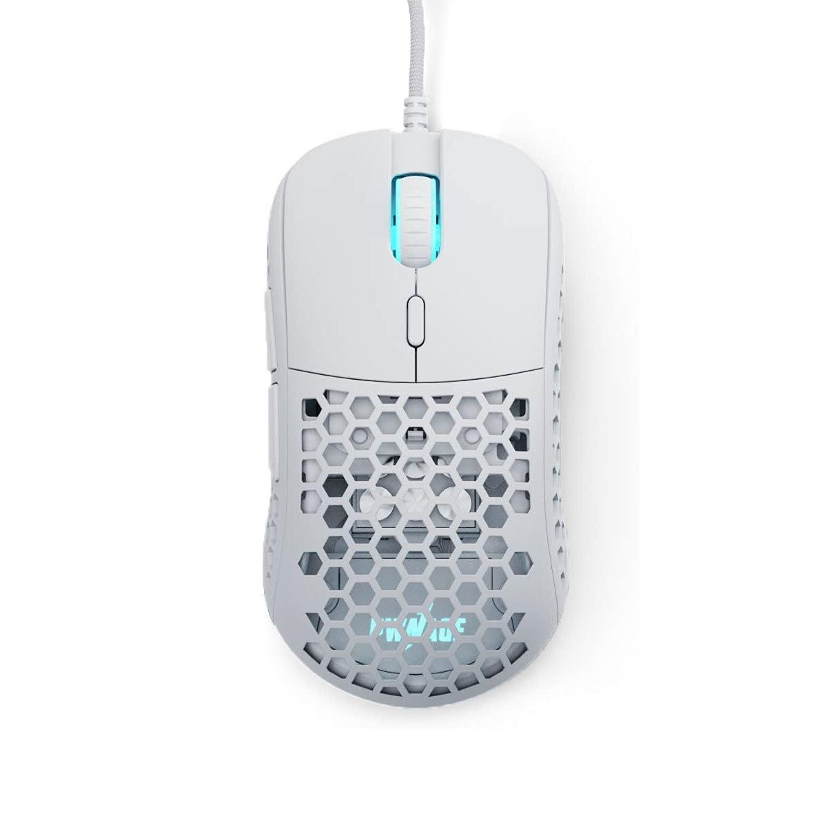 PWNAGE Ultra Custom Symm Wired RGB Gaming Mouse Honeycomb Sides (White) (W-UC-S-H-W)