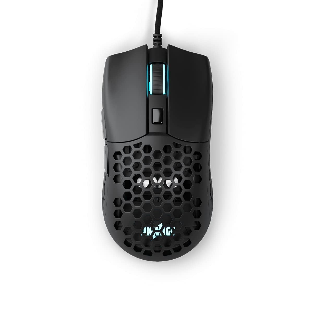 PWNAGE Ultra Custom Symm 2 Wired RGB Gaming Mouse Honeycomb Sides (Black) (W-UC-S-2-H-B)