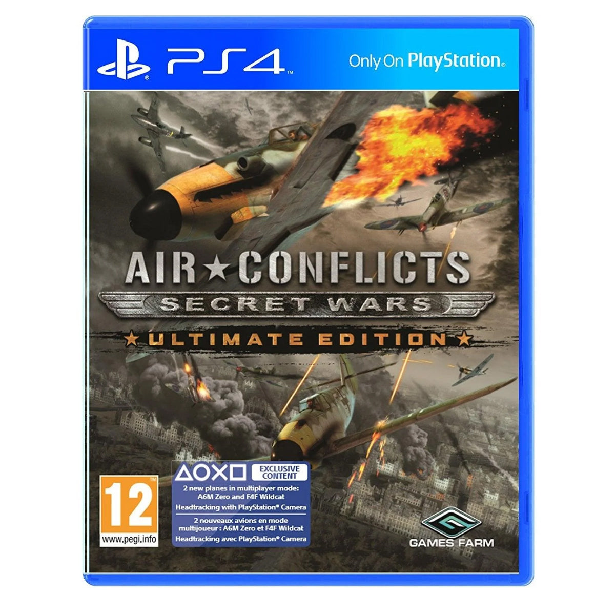 PS4 Air Conflicts Secret Wars Ultimate Edition All