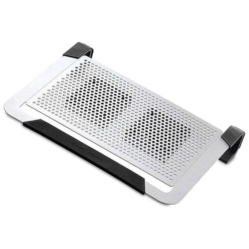 Cooler Master Notepal U2 Plus Movable Fan Aluminum Cooling Pad (Silver)