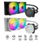 Cooler Master MasterLiquid 240L Core ARGB 240mm 2-Fan CPU Liquid Cooler (Black, White)