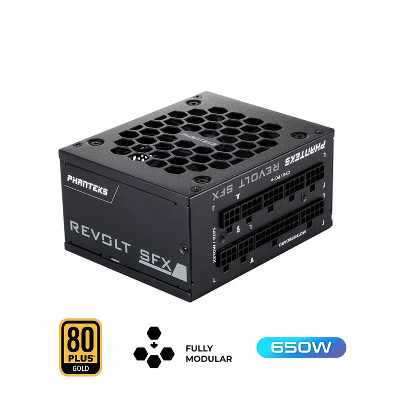 Phanteks Revolt 650W SFX Fully Modular 80+ Gold Power Supply (PH-P650GSF-US)