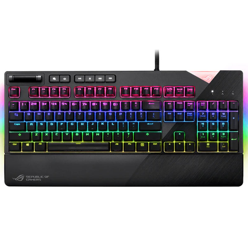 Asus ROG Strix Flare XA01 MX Cherry Mechanical Gaming Keyboard (RGB  Blue)