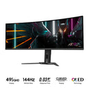 Gigabyte Aorus CO49DQ 49" DQHD (5120x1440) 144Hz 0.03ms GTG OLED Curved Gaming Monitor