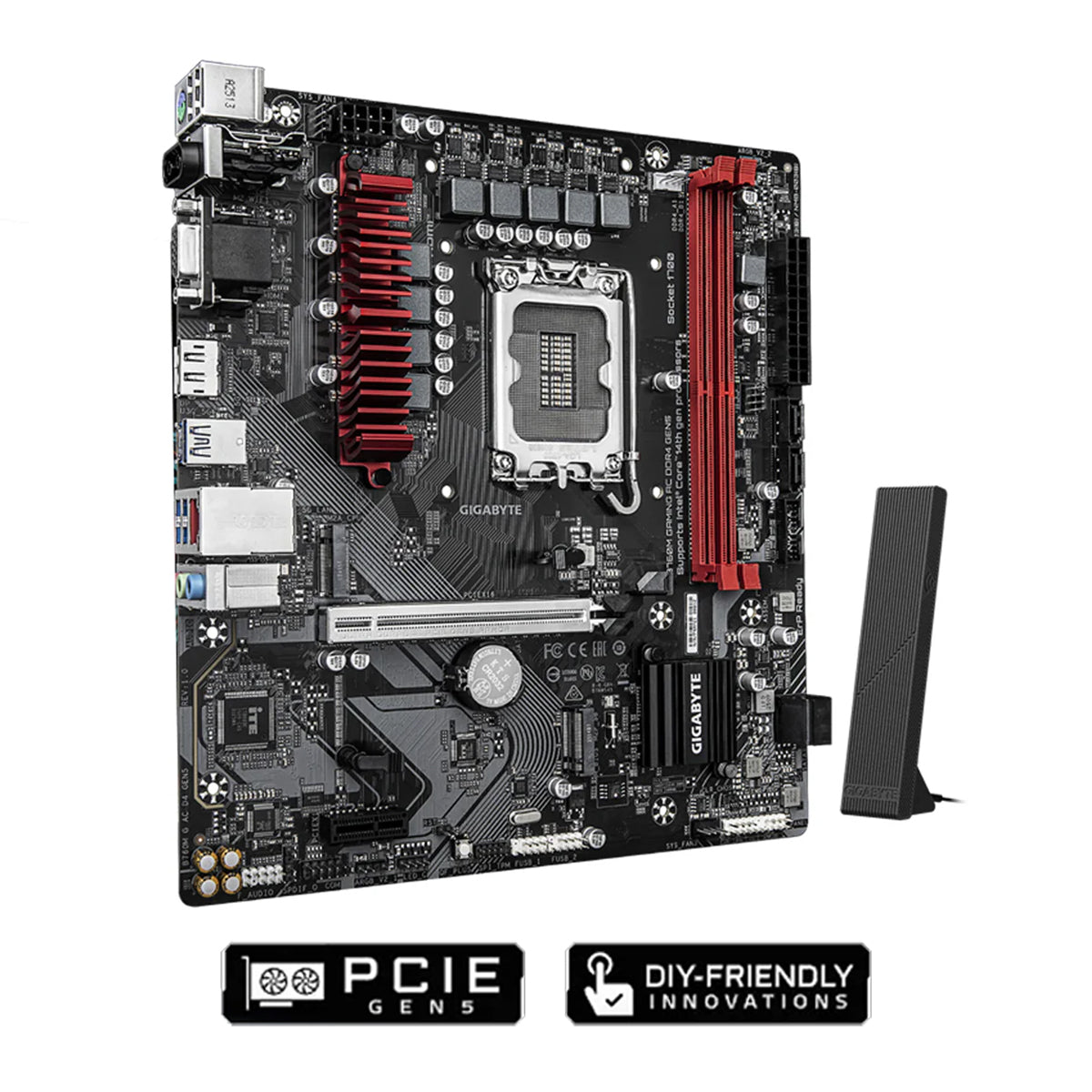 Gigabyte B760M Gaming AC DDR4 Gen5 Intel Motherboard