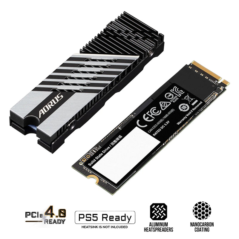 Gigabyte Aorus GEN4 7300 PCIE 4.0 4X4 NVME 1.4 1TB SSD (AG4731TBN)