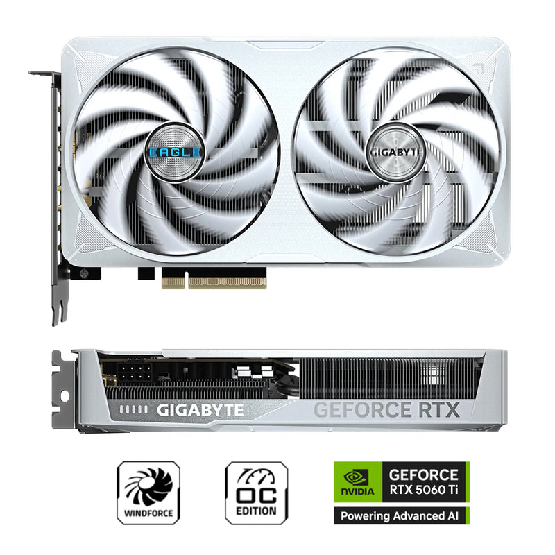 Gigabyte Geforce RTX 5060 Ti Eagle OC Ice 8GB GDDR7 Graphics Card