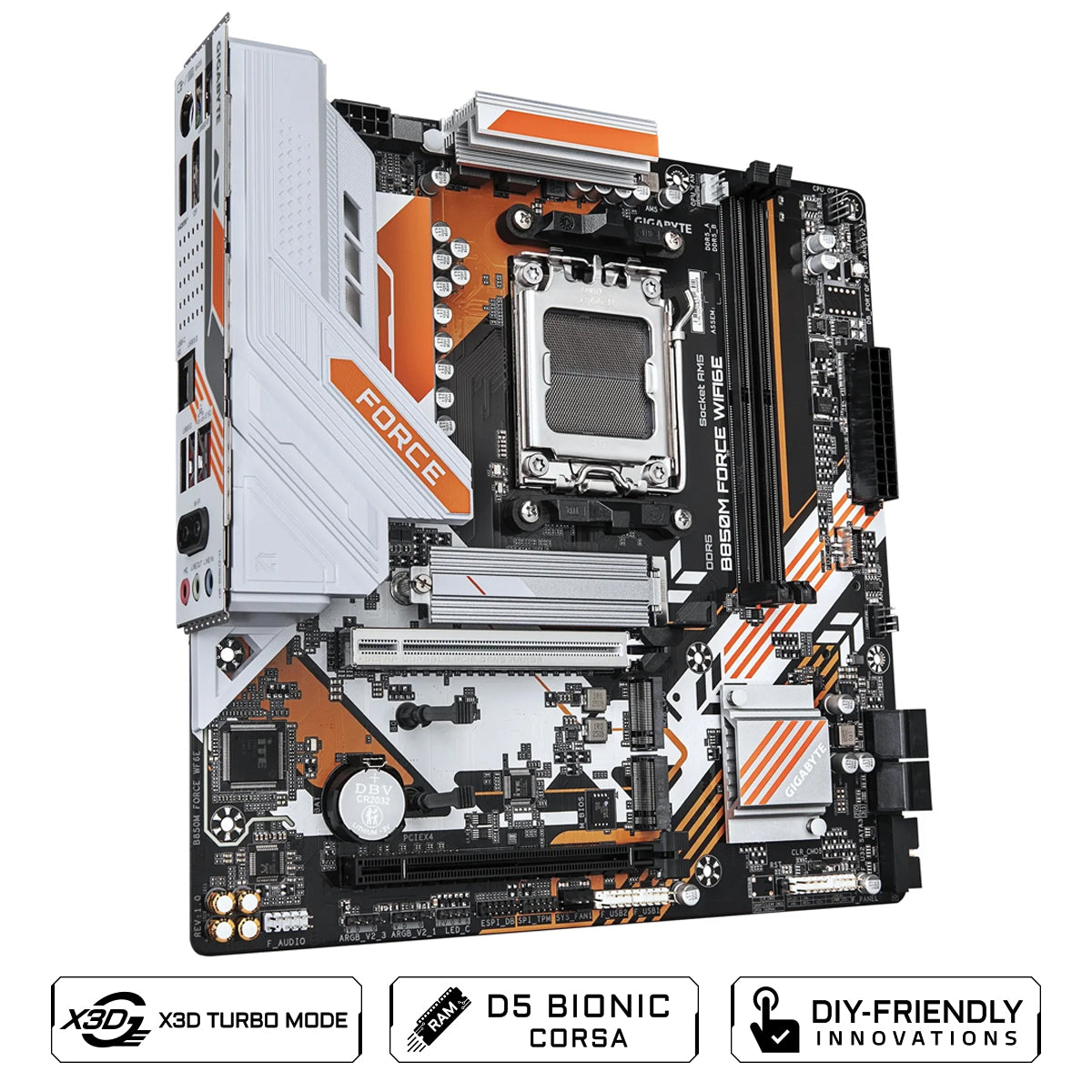 Gigabyte B850M Force WiFi6E DDR5 Gaming Motherboard