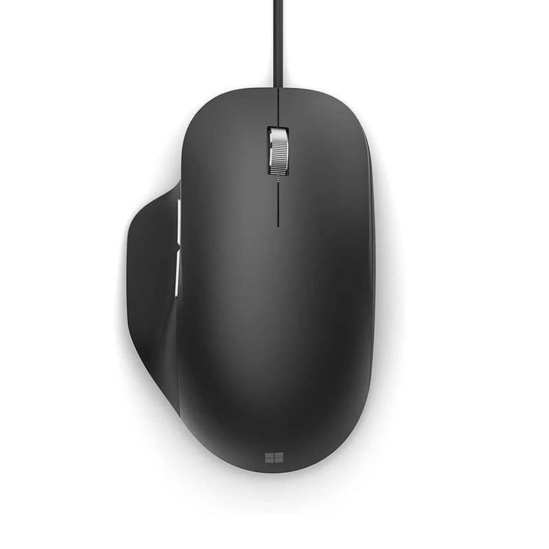 Microsoft Lion Rock Wired Ergonomic Mouse (Black) (RJG-00005)