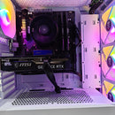 Alpha Hermes White Desktop Gaming PC
