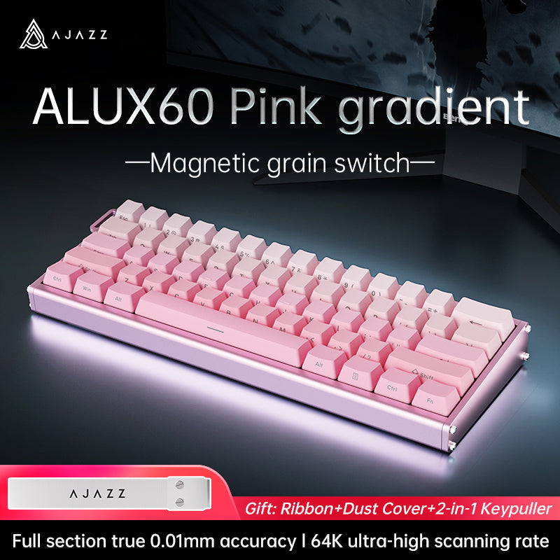 Ajazz ALUX60 Wired 61-Keys Hot-Swappable Mechanical Keyboard
