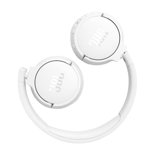JBL Tune 670NC Adaptive Noise Cancelling Wireless On-Ear Headphones (White)