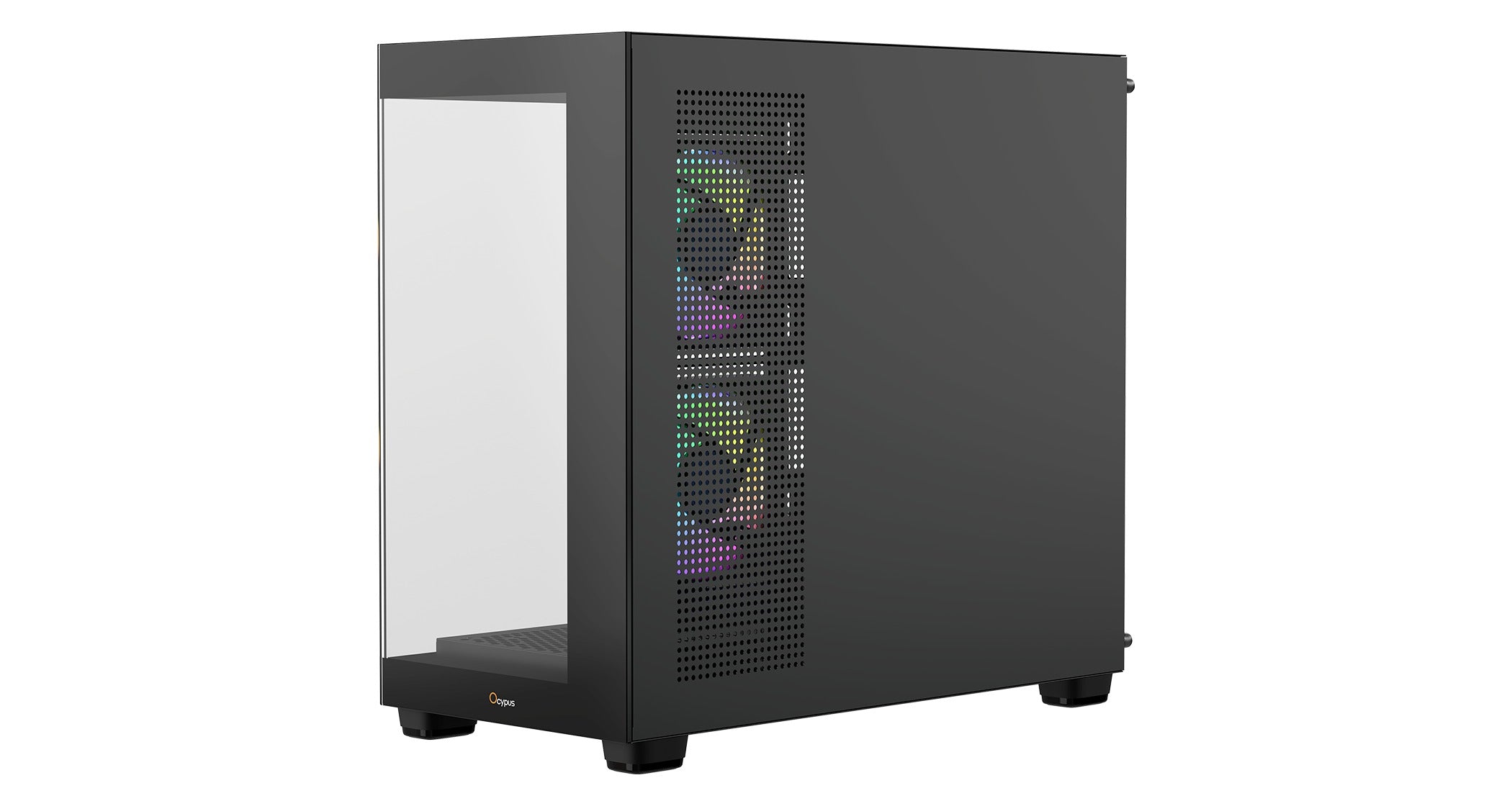 Ocypus Gamma C52 ARGB Mini-Tower Panoramic View Case with ARGB Fans