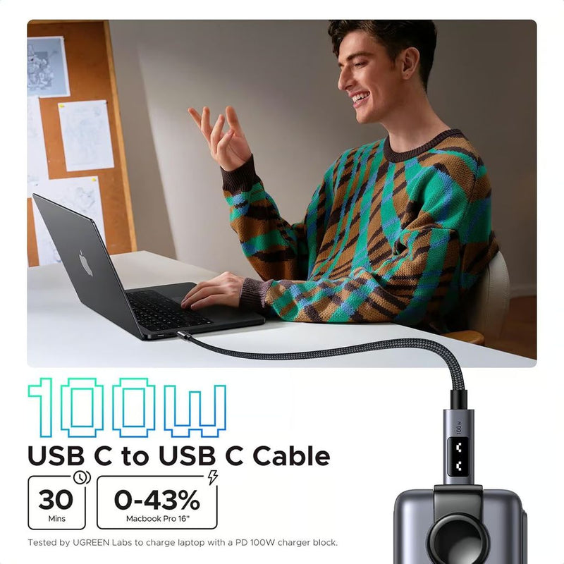 Ugreen Uno USB-C to USB-C PD 100W Fast Charging Cable