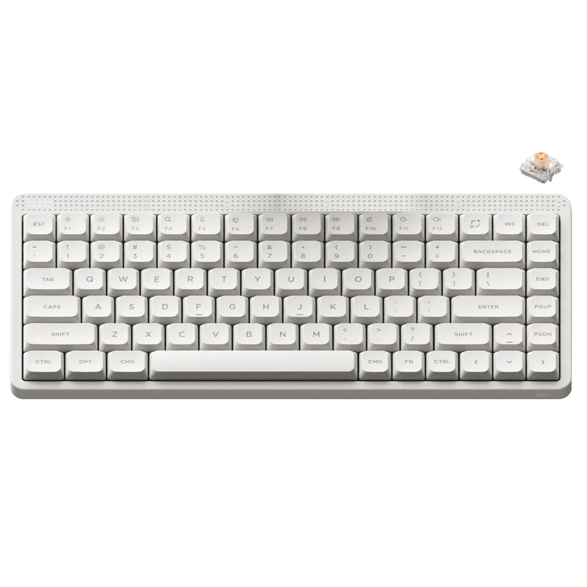 NuPhy Node75 Low-Profile Hot-Swappable 84-Key Tri-Mode Wireless Mechanical Keyboard