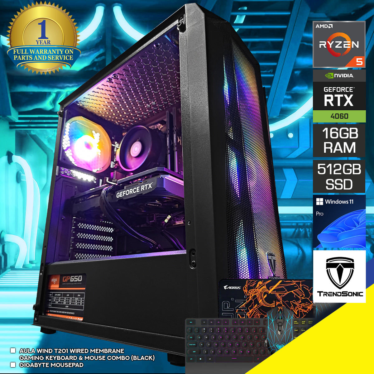 Alpha Cronus Black Desktop Gaming PC | DataBlitz