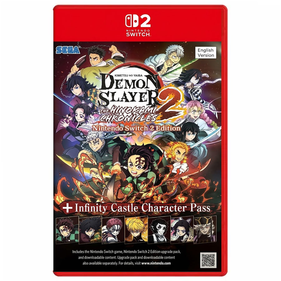 Nintendo Switch 2 Demon Slayer Kimetsu no Yaiba The Hinokami Chronicles 2 + Infinity Castle Character Pass (SEA)