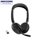 Jabra Evolve2 65 Flex LINK380A MS Stereo ANC Wireless Foldable Headset (Black)