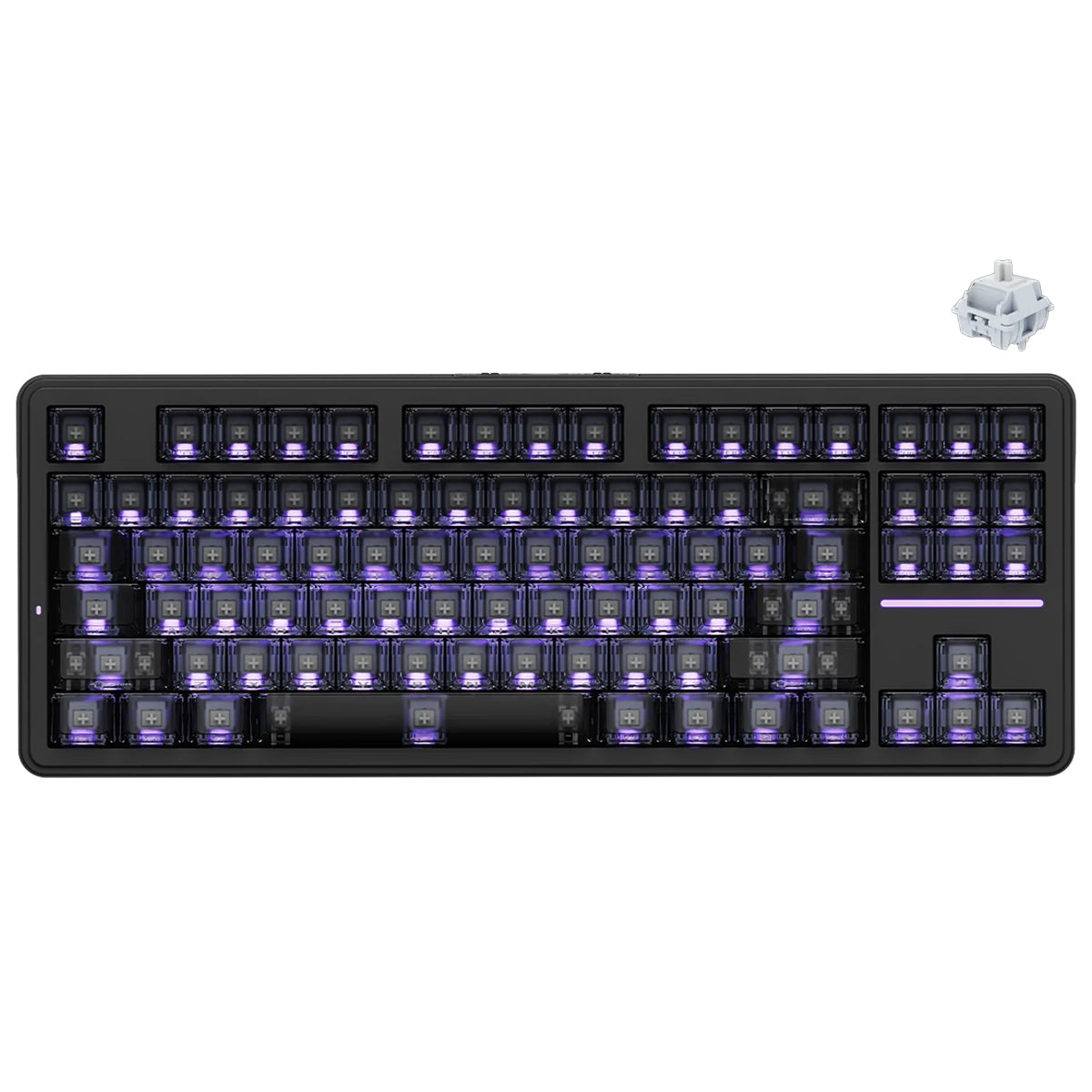 ATK A87 Pro RGB Tri-Mode 87-Keys Gasket-Mounted Hot-Swappable Mechanical Keyboard (Starry Night) 