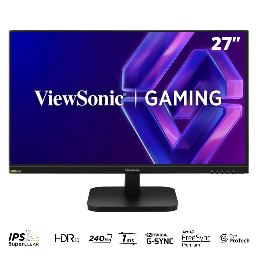 ViewSonic VX27G30 27" FHD (1920x1080) 240Hz 1ms MPRT SS IPS Gaming Monitor with Tilt Adjustment