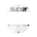 Pulsar Superglide Glass Skates for X3 Series Type-S (White)
