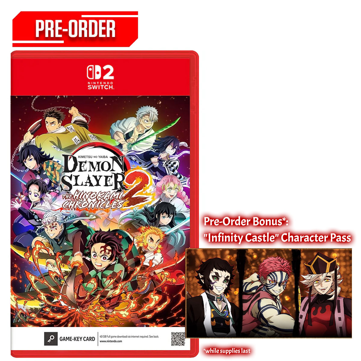Nintendo Switch 2 Demon Slayer -Kimetsu no Yaiba- The Hinokami Chronicles 2 Pre-Order Downpayment