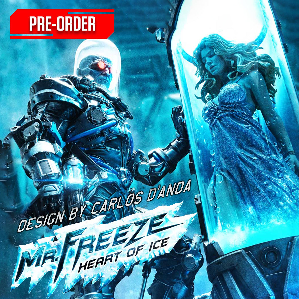 Real Elite Masterline Batman (Comics) Mr. Freeze Heart of Ice (Design by Carlos D'Anda) (REMDC-05)
