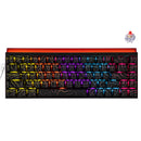 Nacodex x Ajazz NK68 Mixed Light Wired 68-Key Hot-Swappable Mechanical Keyboard (Black Contour) (Red Switch)
