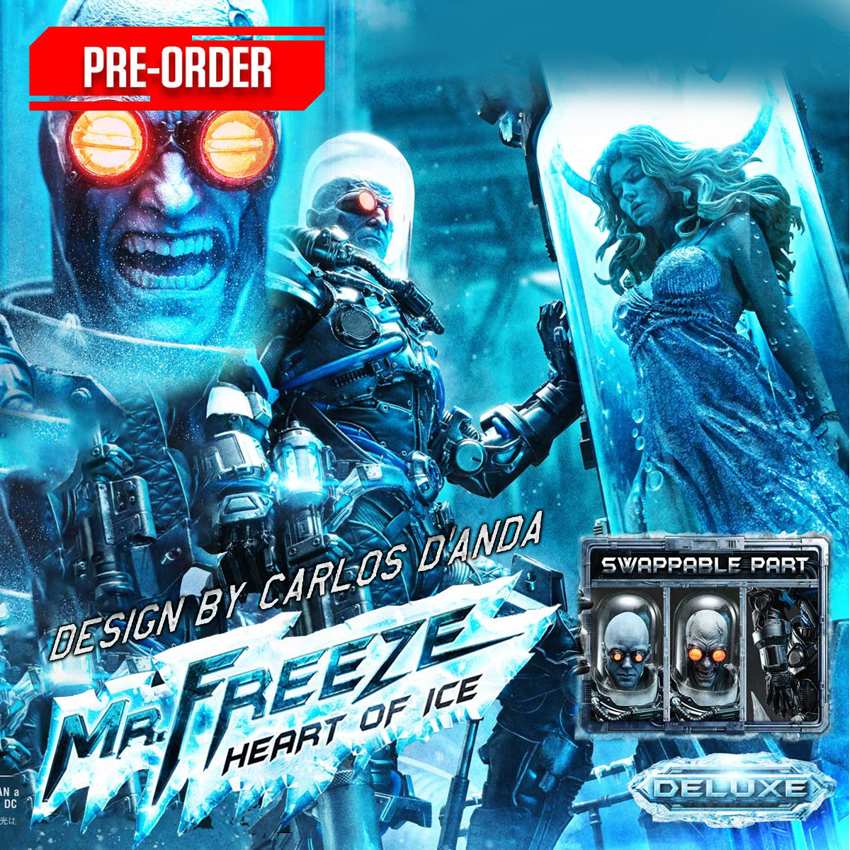 Real Elite Masterline Batman (Comics) Mr. Freeze Heart of Ice (Design by Carlos DAnda) Deluxe Ver