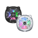 IINE Chill Meow Magnetic RGB Cooling Fan (Black, Silver)
