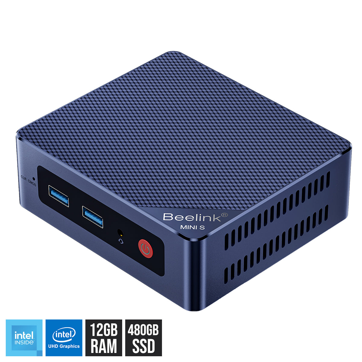 Beelink Mini S12-LP Intel N95 Processor 12GB RAM 480GB SSD Mini PC