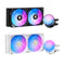 Ocypus Delta L24 ARGB V2 CPU Liquid Cooler (Black, White)