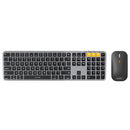 ProtoArc KM100-A Bluetooth Triple Channel Ulta-Slim Backlit Keyboard and Mouse Combo