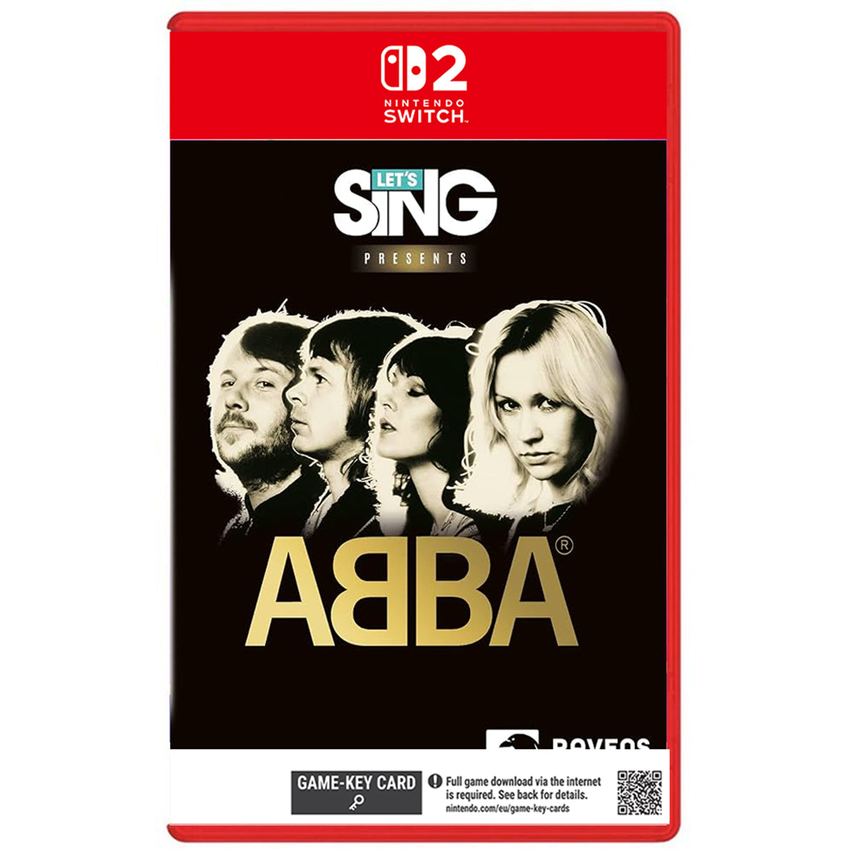 Nintendo Switch 2 Lets Sing ABBA Game Alone (2027 Edition) Game-Key Card Pre-Order Downpayment