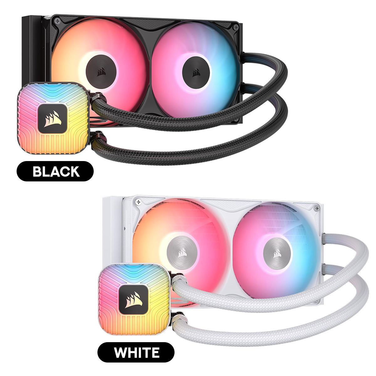 Corsair Nautilus II 240 RS ARGB Performance LCD 240mm Liquid CPU Cooler