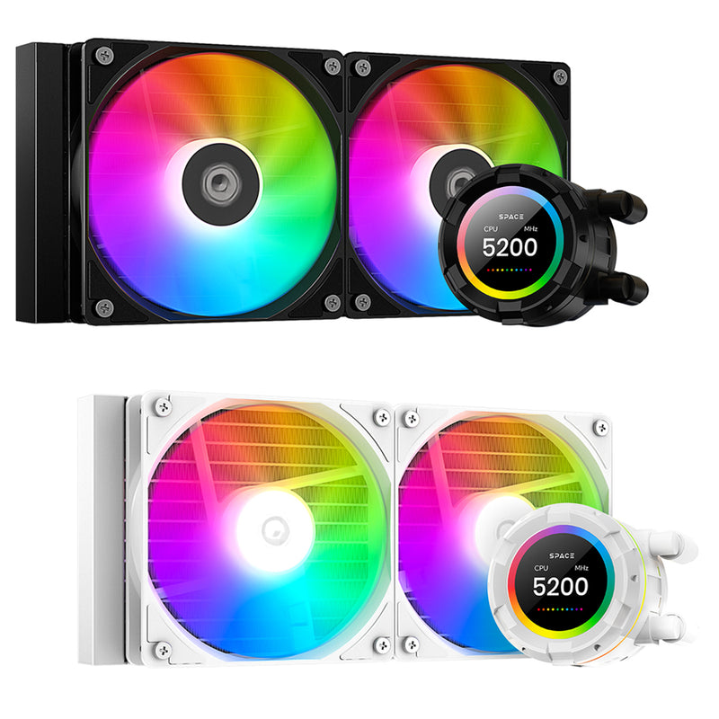 ID-Cooling SL240 XE LCD AIO Liquid CPU Cooler 