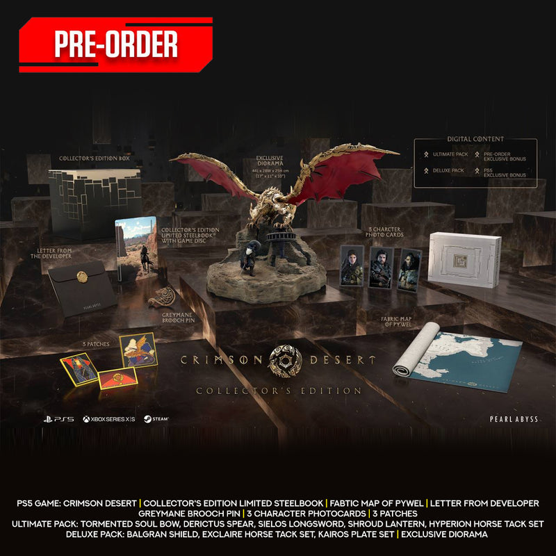 PS5 Crimson Desert Collector Edition Pre-Order Downpayment
