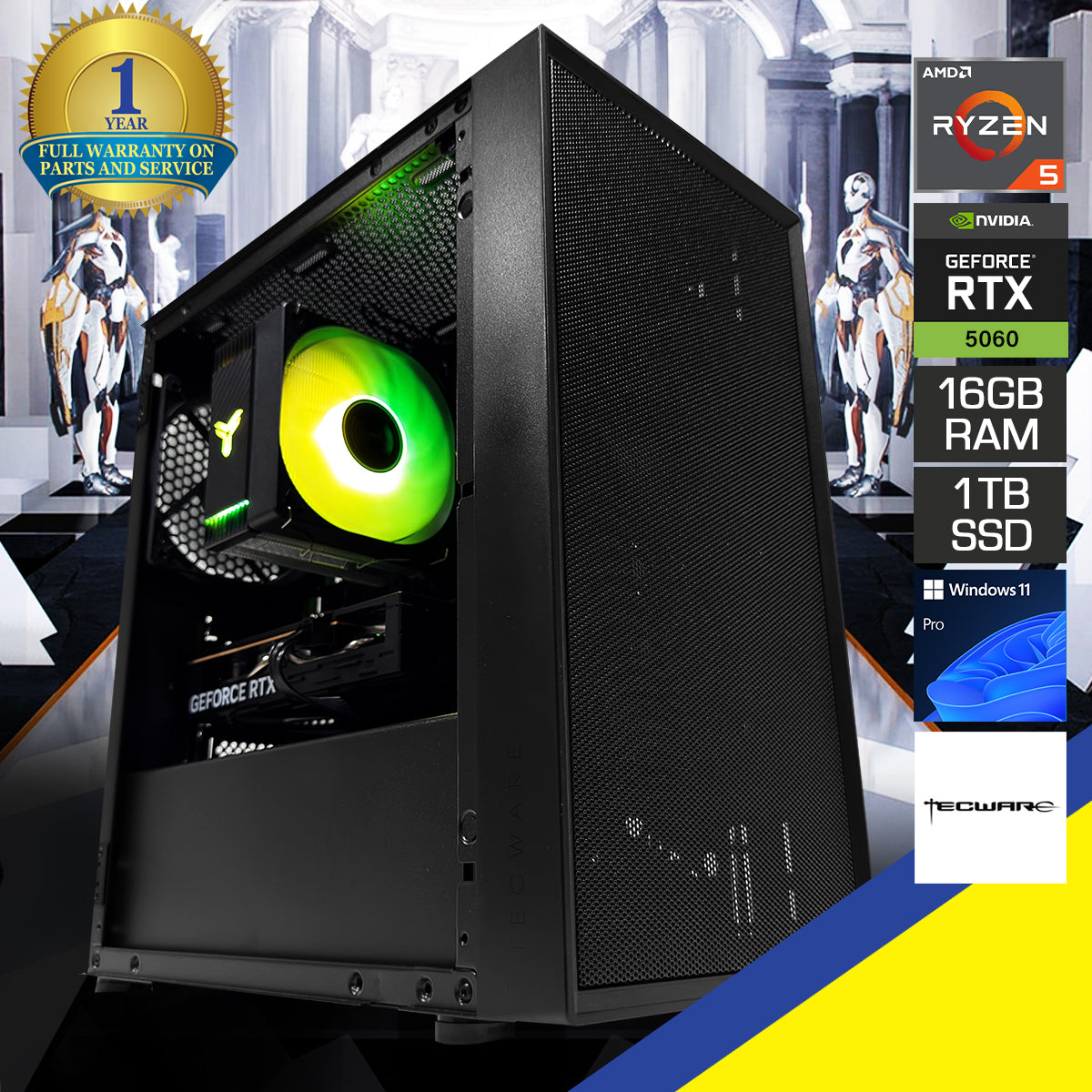Sigma NEXUS AIR Black Desktop Gaming PC