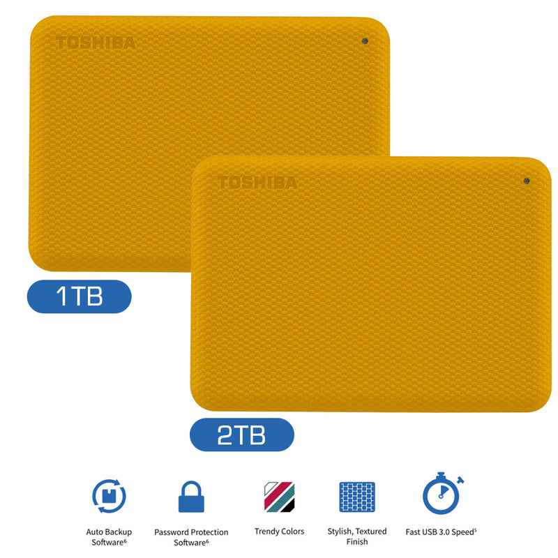 Toshiba Canvio Advance 2.5" USB 3.2 Portable External Hard Drive