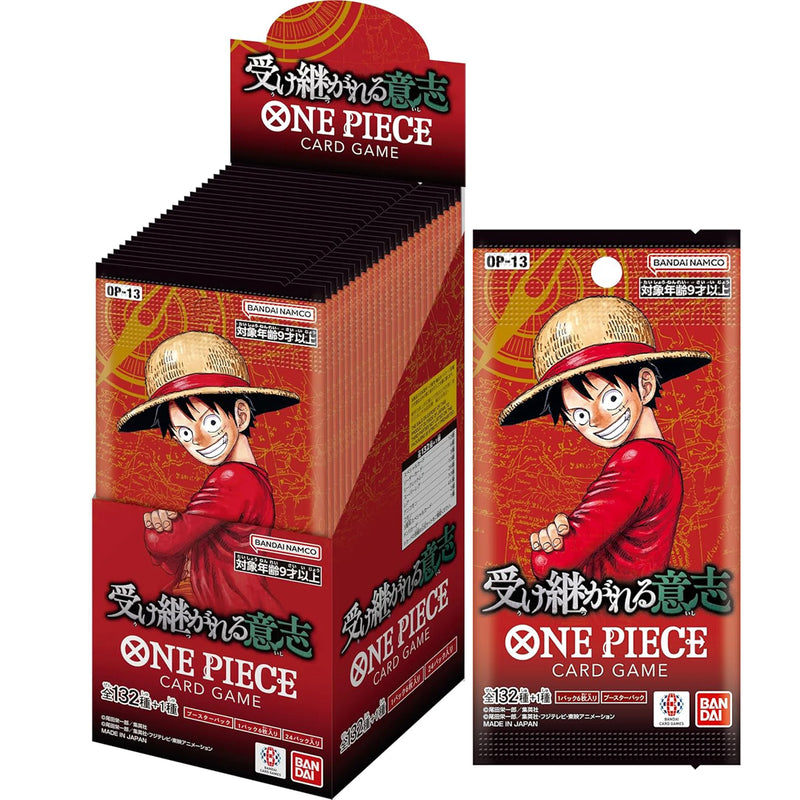 One Piece Trading Card Game Booster Box Carrying On His Will [OP-13] (Box of 24)