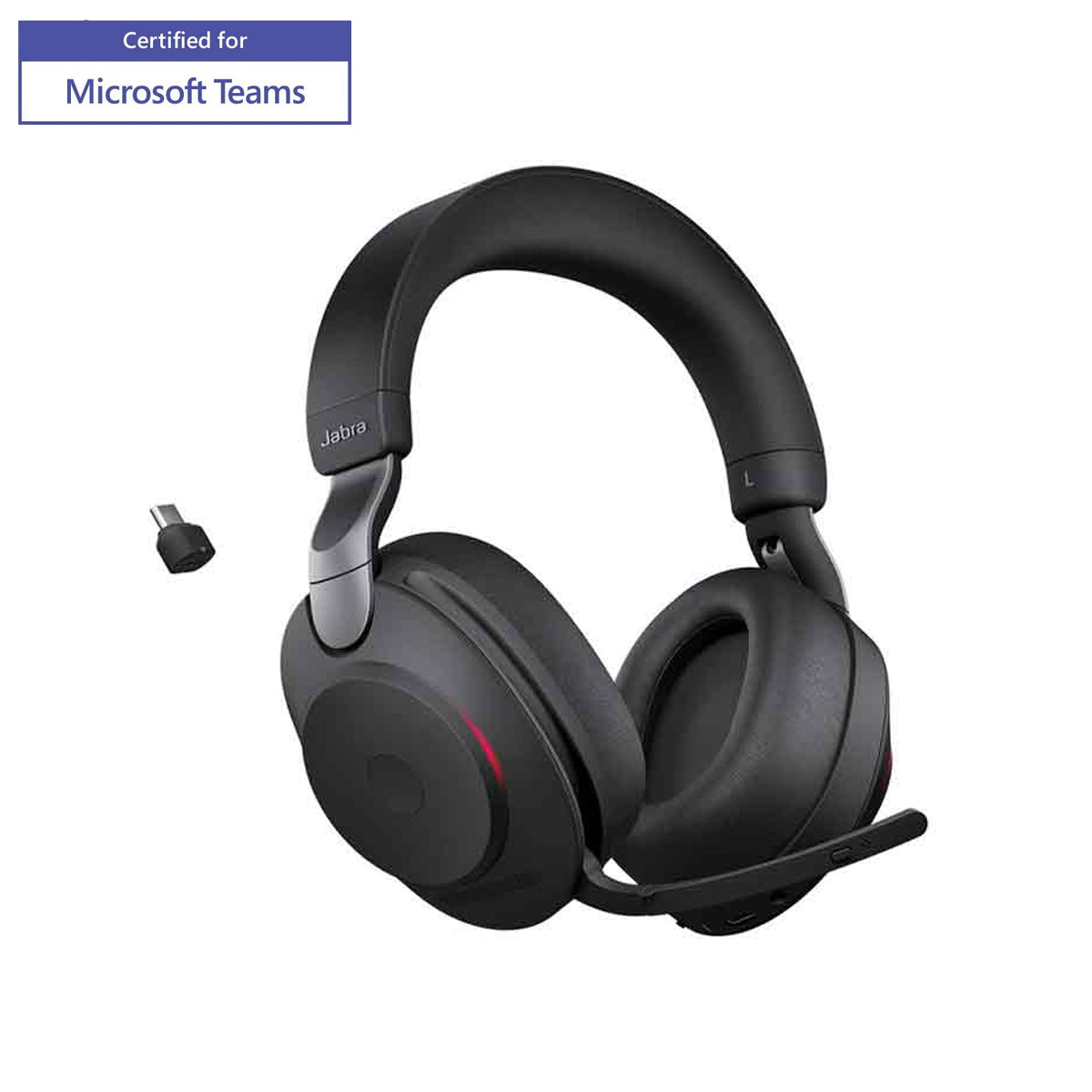 Jabra Evolve2 85 LINK380A MS Noise-Canceling Wireless Headset