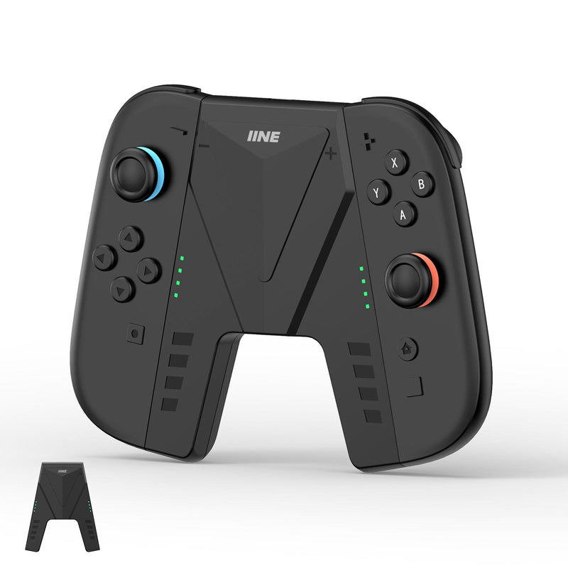 INE Charging Grip with Battery for Nintendo Switch 2 (Black) (L1099)