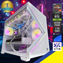 Optima Qubex White Desktop Gaming PC | DataBlitz