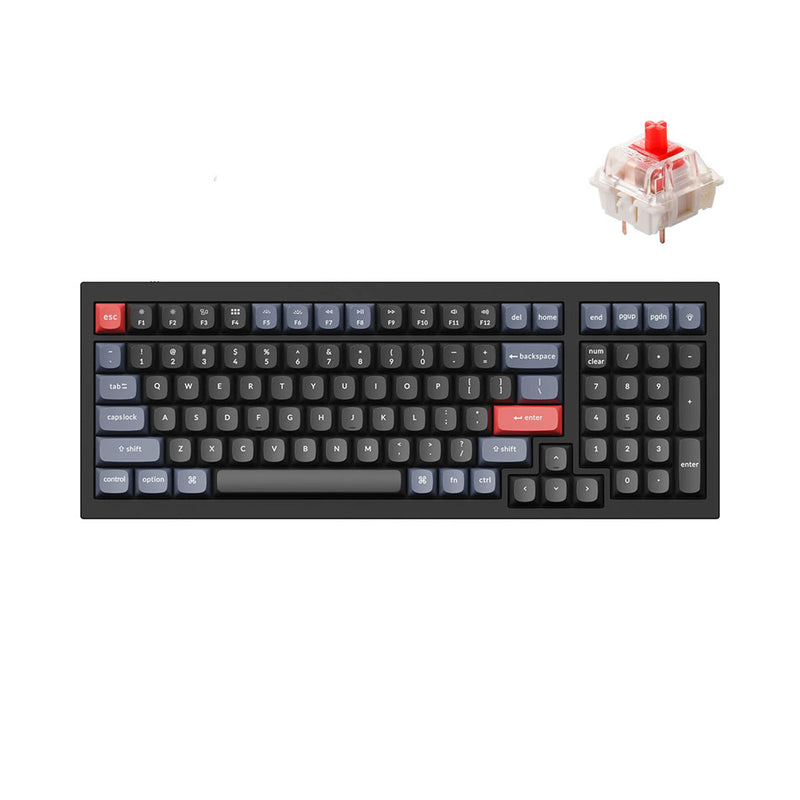 Keychron Q5 QMK Fully Assembled Hot-Swappable RGB Backlight Wired Mechanical Keyboard - (Q5-C1)