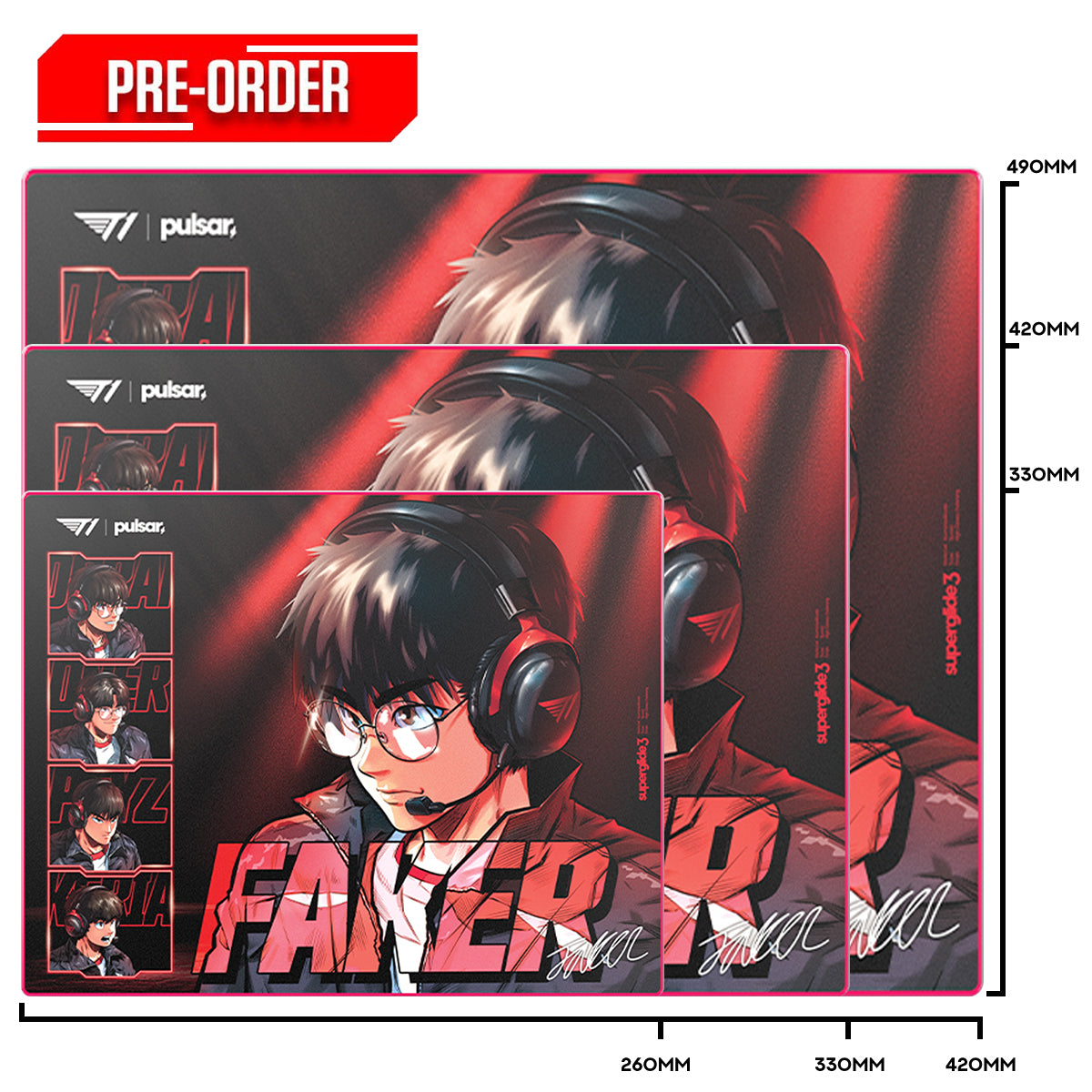 Pulsar Superglide pad 3 T1-IN THE GAME-FAKER Type S
