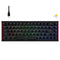 Ajazz ALUX68 Plus RGB Wired 68-Keys Aluminum CNC Case Hot-Swappable Mechanical Keyboard (Black)