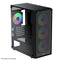 Ocypus Gamma C50 ARGB PC Case with ARGB Fans (Black)