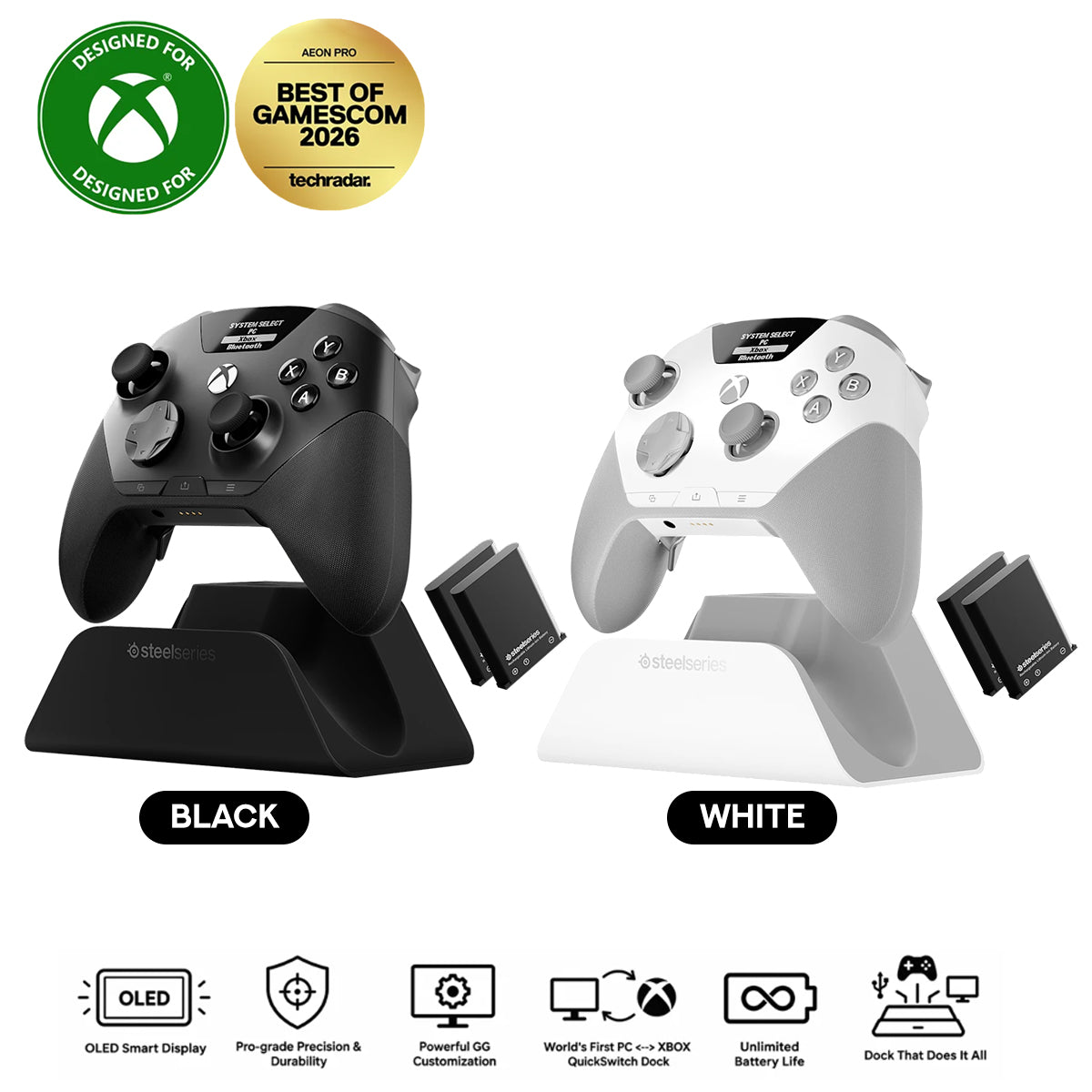 SteelSeries Aeon Pro Wireless Gaming Controller for Xbox / PC / Mobile